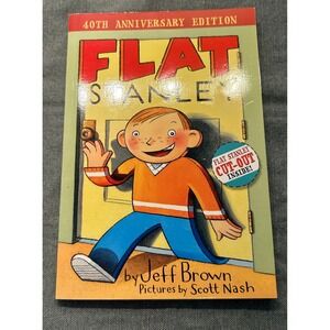Flat Stanley‎ 40th Anniversary Edition Kids Chapter Book Cut-Out Inside